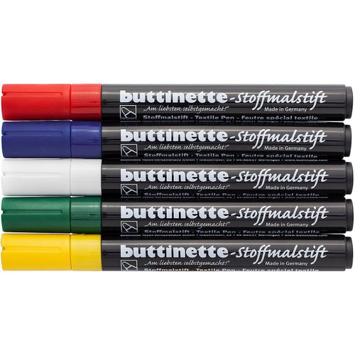 4058896086352 - Stoffmalstifte-Set für dunkle Stoffe 5er-Pack