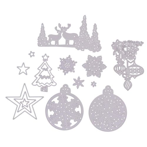 4058896216025 - Stanzschablonen-Set Weihnachten 08–10 cm 12-teilig 4058896216025 - Stanzschablonen-Set Weihnachten 08–10 cm 12-teilig