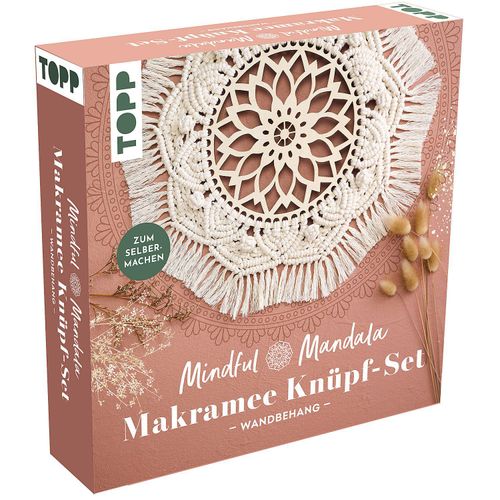 4007742184568 - Mindful Mandala - Makramee-Knüpf-Set Wandbehang Mit Anleitung und Material zum Selberknüpfen