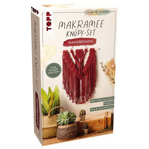 4007742182939 - Colors of the Earth Makramee Knüpf-Set Wandbehang