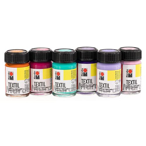 4058896332947 - Stoffmalfarben-Set Modern 6x 15 ml