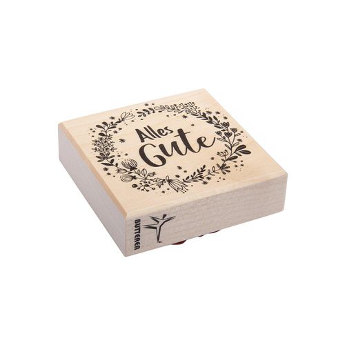 4006166788543 - Holzstempel Alles Gute 63 x 63 cm