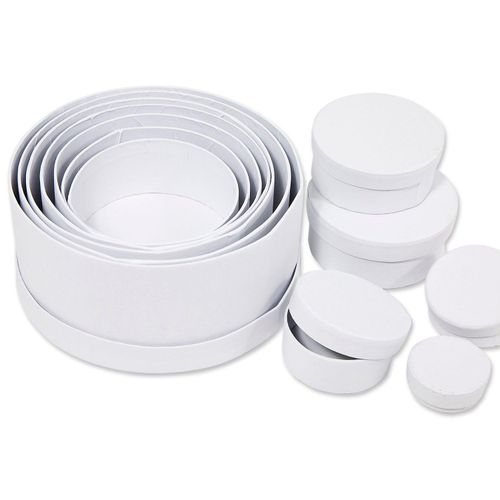 4058896146216 - Pappschachteln rund 4–15 cm Ø 12 Stück