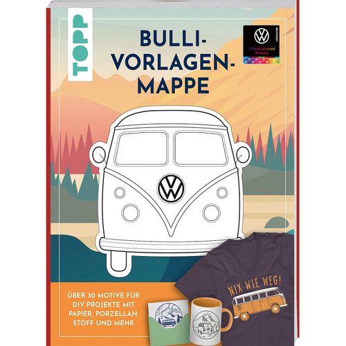 9783735850409 - VW Vorlagenmappe Bulli Die offizielle kreative Vorlagensammlung mit dem kultigen VW-Bus - Miriam Dornemann Kartoniert (TB)