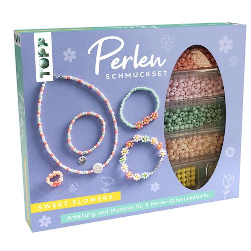 4007742184360 - Perlen-Schmuckset - Sweet Flowers 4007742184360 - Perlen-Schmuckset - Sweet Flowers