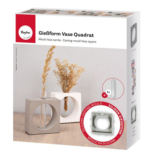 4006166043482 - Silikon-Gießform Vase Quadrat 4006166043482 - Silikon-Gießform Vase Quadrat