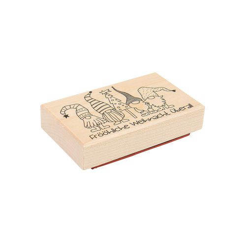 4006166301650 - Holzstempel Es wichtelt 57 x 9 cm 4006166301650 - Holzstempel Es wichtelt 57 x 9 cm