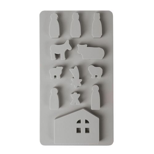 4006166444104 - Silikon Gießform Mini-Krippe 4006166444104 - Silikon Gießform Mini-Krippe