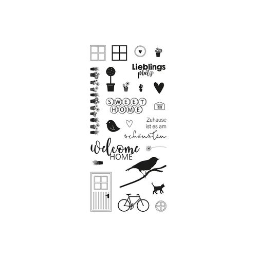 4006166817335 - Clear Stempel-Set Welcome Home 4006166817335 - Clear Stempel-Set Welcome Home