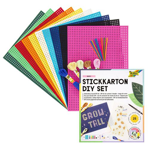 4001868039153 - Stickkarton-Set 175 x 245 mm 300 g qm 25-teilig