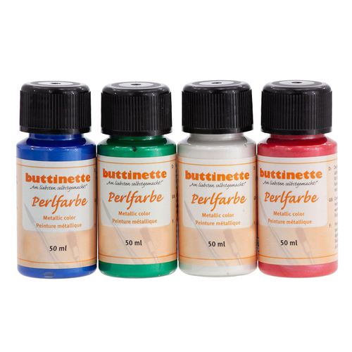 4058896257882 - Perlfarben-Set Bunt 4x 50 ml