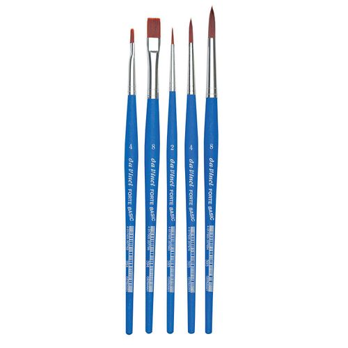 4017505981730 - da Vinci Forte Basic Synthetikpinsel-Set 5 Stück 4017505981730 - da Vinci Forte Basic Synthetikpinsel-Set 5 Stück