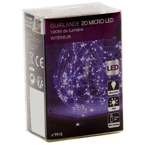 3560239302902 - OSE - Batteriebetriebene LED-Kupfergirlande Grau 21 mètres