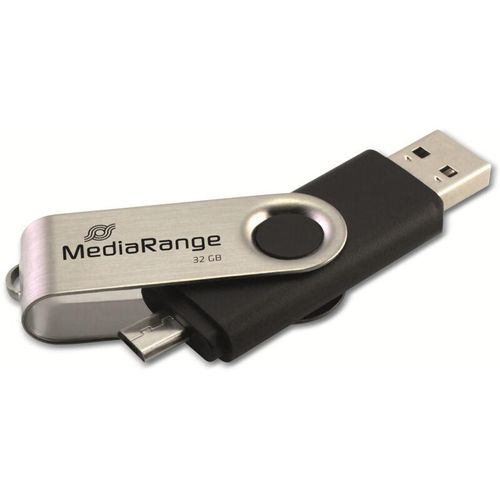 4260459612452 - MR932 - USB-Flash-Laufwerk - 32 GB - USB 20   micro USB - Schwarz Silber