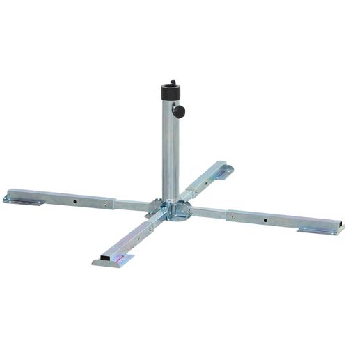 4055938402002 - Plattenständer SIENA GARDEN silber (silberfarben) B497cm H39cm T497cm Stahl Schirmhalterungen Schirmständer klappbar verzinkt für Beton- oder Granitplatten