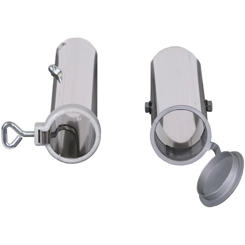 4000570838009 - Bodendübel SCHNEIDER SCHIRME grau (silberfarben) B13cm H72cm Aluminium Schirmhalterungen Bodenhülse für 55 mm Rohr 4000570838009 - Bodendübel SCHNEIDER SCHIRME grau (silberfarben) B13cm H72cm Aluminium Schirmhalterungen Bodenhülse für 55 mm Rohr