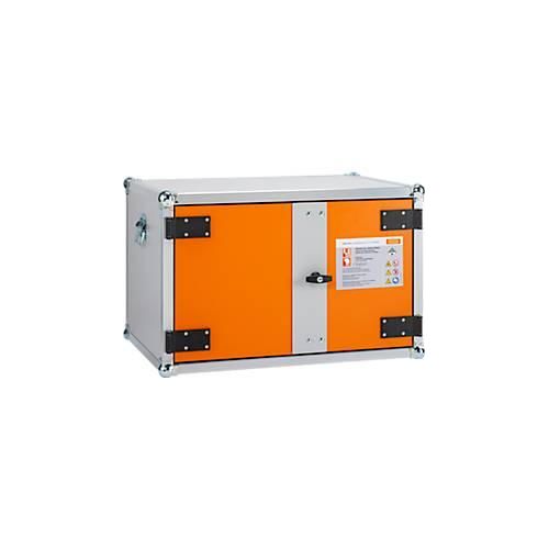4052886464106 - Akku-Ladeschrank Basic 8 5 1-phasig 6-fach Steckdosenleiste belüftet 2 Rauchmelder ohne Stapelfüße B 800 x T 660 x H 520 mm lichtgrau reinorange 4052886464106 - Akku-Ladeschrank Basic 8 5 1-phasig 6-fach Steckdosenleiste belüftet 2 Rauchmelder ohne Stapelfüße B 800 x T 660 x H 520 mm lichtgrau reinorange