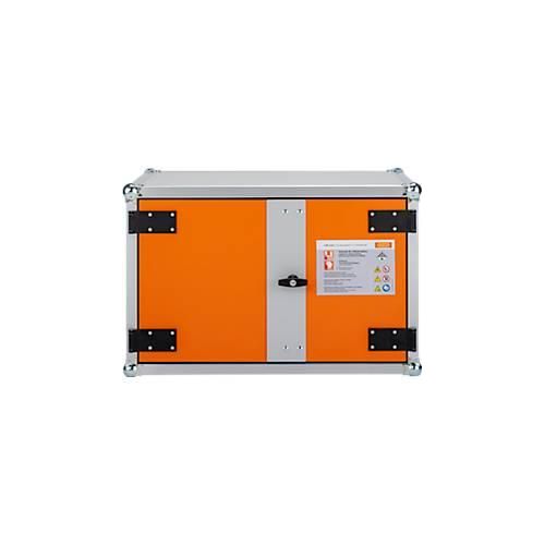 4052886464038 - Akku-Lagerschrank 8 5 für Brandmeldeanlagen akustische Rauchmelder Flügeltür LockEX Türverriegelung feuerbeständig B 830 x T 660 x H 520 mm lichtgrau reinorange 4052886464038 - Akku-Lagerschrank 8 5 für Brandmeldeanlagen akustische Rauchmelder Flügeltür LockEX Türverriegelung feuerbeständig B 830 x T 660 x H 520 mm lichtgrau reinorange