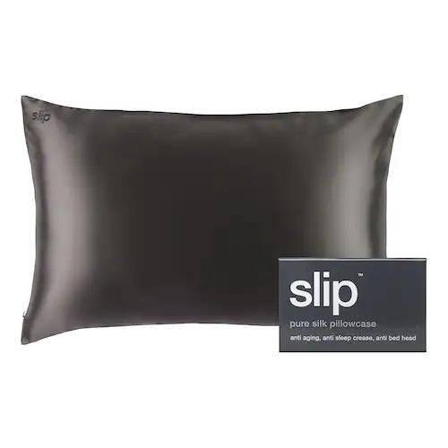 0853218006056 - Slipsilk - Slipsilk - Rechteckiger Kissenbezug - Pillowcase Queen Charcoal