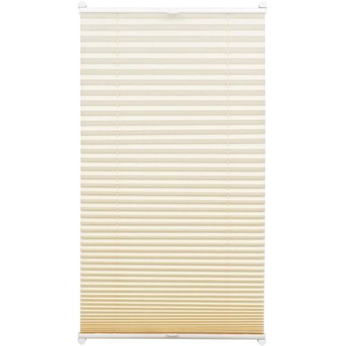 4003018279068 - Plissee EASYFIX Plissee mit 2 Bedienschienen GARDINIA Lichtschutz ohne Bohren verspannt Klemmfix in der Breite kürzbar beige 4003018279068 - Plissee EASYFIX Plissee mit 2 Bedienschienen GARDINIA Lichtschutz ohne Bohren verspannt Klemmfix in der Breite kürzbar beige