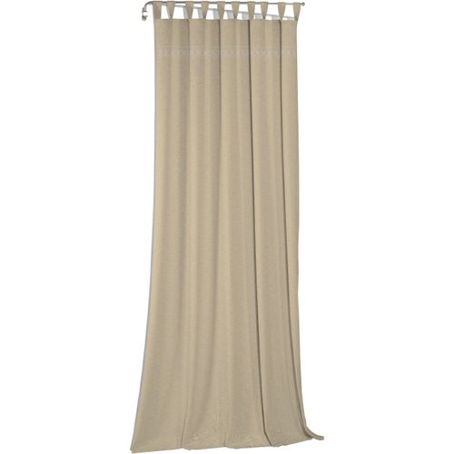 4004567486808 - Vorhang WIRTH Wiessee Gardinen Gr 185 cm Schlaufen 150 cm beige (natur) Landhaus Gardinen nach Maß