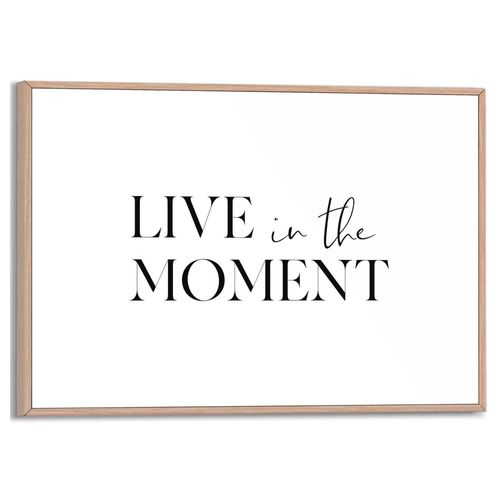 8714597625455 - Poster REINDERS Live in the Moment Bilder Gr B H T 30 cm x 20 cm x 16 cm schwarz (schwarz weiß) Poster 8714597625455 - Poster REINDERS Live in the Moment Bilder Gr B H T 30 cm x 20 cm x 16 cm schwarz (schwarz weiß) Poster