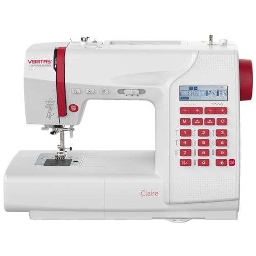 7640105924752 - VERITAS Computer-Nähmaschine Claire Nähmaschinen Modernste Technologie für Näharbeiten rot (rot weiß) Computernähmaschinen 7640105924752 - VERITAS Computer-Nähmaschine Claire Nähmaschinen Modernste Technologie für Näharbeiten rot (rot weiß) Computernähmaschinen