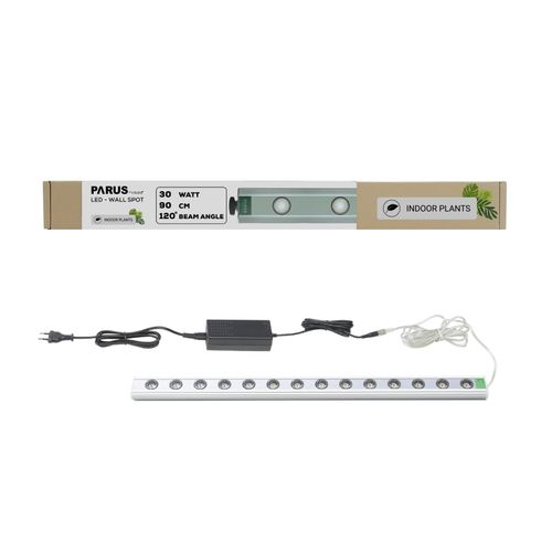 7350067690441 - Wall Spot 90cm Abstrahlwinkel 120° led Wachstumslampe Grow Light für Zimmerpflanzen und Grünpflanzen Fassaden- und Wandbegrünung - Silber - Parus