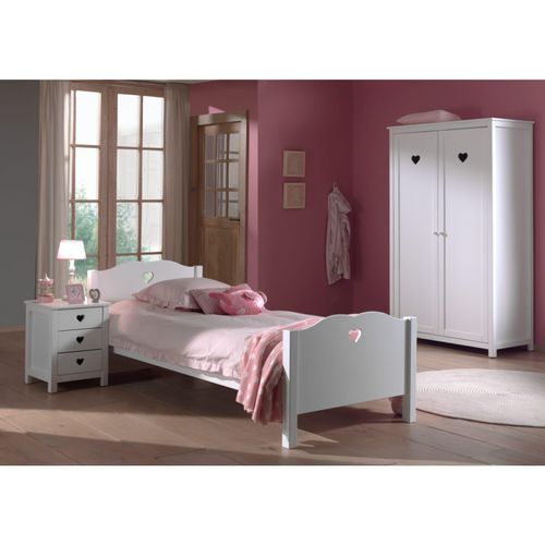 5420070215541 - Vipack Set Amori bestehend aus Einzelbett Nachtkonsole und Kleiderschrank 2-trg 5420070215541 - Vipack Set Amori bestehend aus Einzelbett Nachtkonsole und Kleiderschrank 2-trg