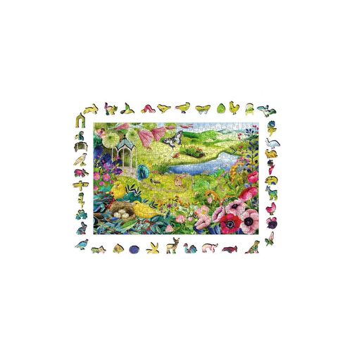 4005556175130 - Ravensburger Puzzle 17513 - Wilder Garten - 500 Teile Holzpuzzle mit stabilen individuellen Puzzleteilen und 40 kleinen Holzfiguren (Whimsies) für Kinder und Erwachsene ab 14 Jahren 4005556175130 - Ravensburger Puzzle 17513 - Wilder Garten - 500 Teile Holzpuzzle mit stabilen individuellen Puzzleteilen und 40 kleinen Holzfiguren (Whimsies) für Kinder und Erwachsene ab 14 Jahren
