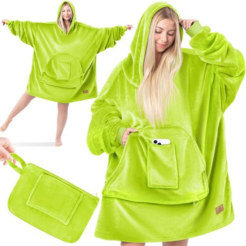 4255598312325 - KESSER® Hoodie Decke Kuscheldecke mit Ärmeln Deckenpullover Vielseitig Tragbare Decke zum Anziehen für Damen & Herren Sweatshirt Warm Kuschelpullover Erwachsene weich Ärmeldecke Oversize 4255598312325 - KESSER® Hoodie Decke Kuscheldecke mit Ärmeln Deckenpullover Vielseitig Tragbare Decke zum Anziehen für Damen & Herren Sweatshirt Warm Kuschelpullover Erwachsene weich Ärmeldecke Oversize