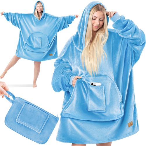4255598312295 - KESSER® Hoodie Decke Kuscheldecke mit Ärmeln Deckenpullover Vielseitig Tragbare Decke zum Anziehen für Damen & Herren Sweatshirt Warm Kuschelpullover Erwachsene weich Ärmeldecke Oversize 4255598312295 - KESSER® Hoodie Decke Kuscheldecke mit Ärmeln Deckenpullover Vielseitig Tragbare Decke zum Anziehen für Damen & Herren Sweatshirt Warm Kuschelpullover Erwachsene weich Ärmeldecke Oversize