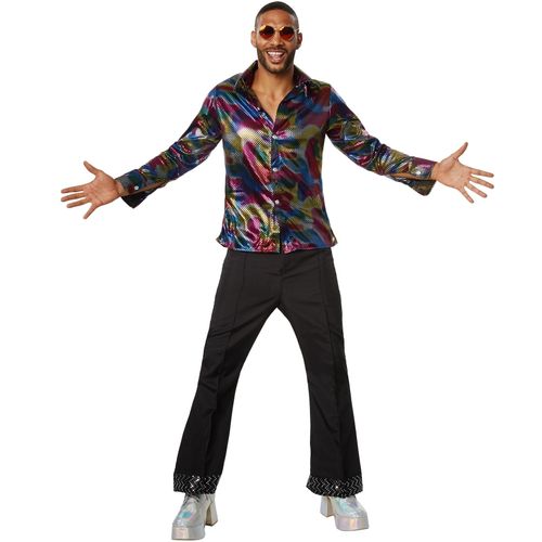 4061173013330 - tectake® Herrenkostüm Disco King 4061173013330 - tectake® Herrenkostüm Disco King