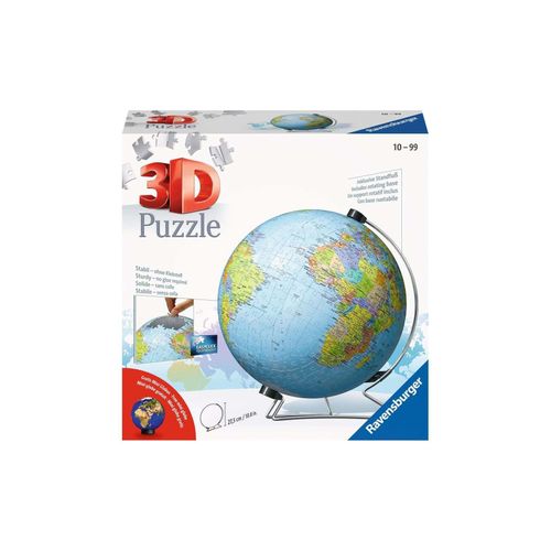 4005556111596 - Ravensburger Puzzle - Ravensburger 3D Puzzle 11159 - Puzzle-Ball Globus in deutscher Sprache - 540 Teile - Puzzle-Ball Globus für Erwachsene und Kinde