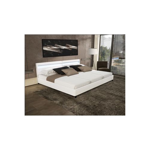4058166270566 - HOME DELUXE - Familienbett mit Schubladen NUBE Farbe Weiß Ausführung mit Matratze Familienbett Bett LED-Bett Bett-Inklusive-Schubladen 4058166270566 - HOME DELUXE - Familienbett mit Schubladen NUBE Farbe Weiß Ausführung mit Matratze Familienbett Bett LED-Bett Bett-Inklusive-Schubladen
