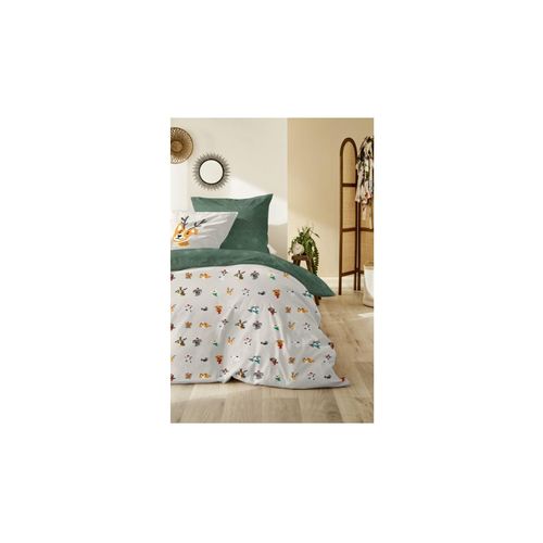 4002895192989 - Bettwäsche PRIMERA Feinbiber-Bettwäsche Gr B L 155 cm x 220 cm Feinbiber B L 80 cm x 80 cm blau (braun grün) samtweich und natürlich aus reiner Baumwolle 4002895192989 - Bettwäsche PRIMERA Feinbiber-Bettwäsche Gr B L 155 cm x 220 cm Feinbiber B L 80 cm x 80 cm blau (braun grün) samtweich und natürlich aus reiner Baumwolle