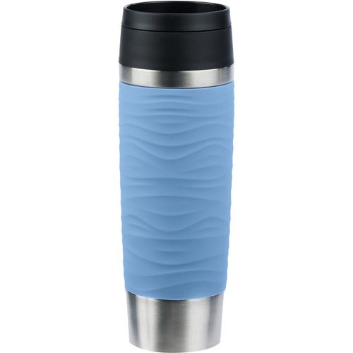 4009049545110 - Thermobecher Travel Mug Classic Wave Trinkgefäße Gr Ø 8 cm x 242 cm 500 ml blau (pastell blau) Thermobecher und Coffee to go 4h heiß 8h kalt 100% dicht spülmaschinenfest 360-Trinköffnung 4009049545110 - Thermobecher Travel Mug Classic Wave Trinkgefäße Gr Ø 8 cm x 242 cm 500 ml blau (pastell blau) Thermobecher und Coffee to go 4h heiß 8h kalt 100% dicht spülmaschinenfest 360-Trinköffnung