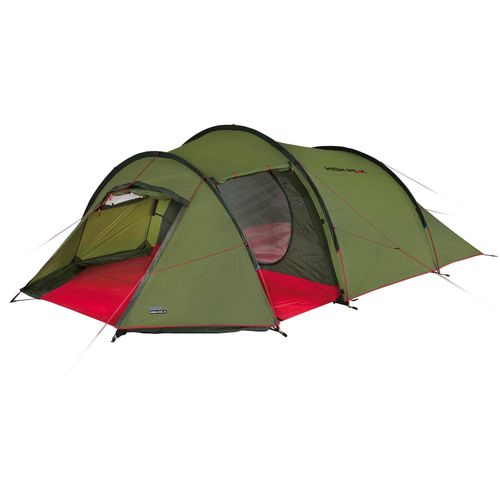 4001690103275 - Tunnelzelt HIGH PEAK Falcon Zelte Gr B H L 250 cm x 130 cm x 400 cm grün Familienzelte