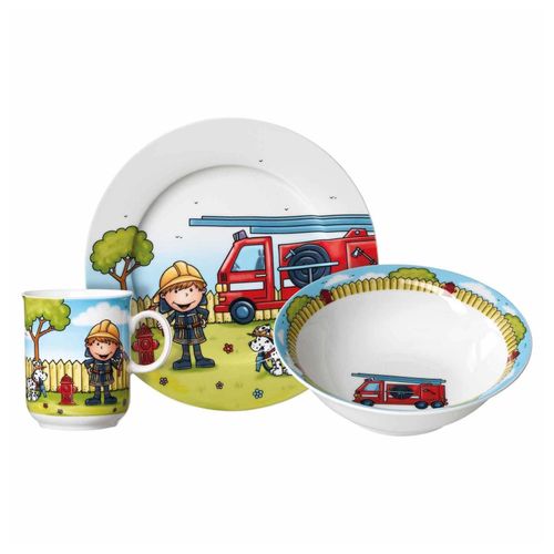 4006344427028 - Kindergeschirr Feuerwehrmann Bernie