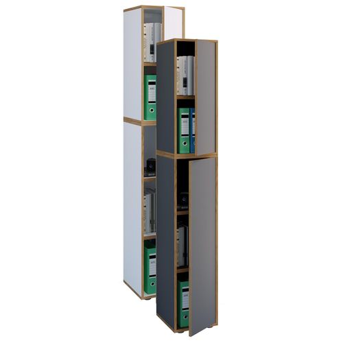 4051814444760 - Holz Büroschrank Ordner Aktenschrank Büromöbel Schrank Salia 5-fach Breite 30 cm Drehtür 4051814444760 - Holz Büroschrank Ordner Aktenschrank Büromöbel Schrank Salia 5-fach Breite 30 cm Drehtür