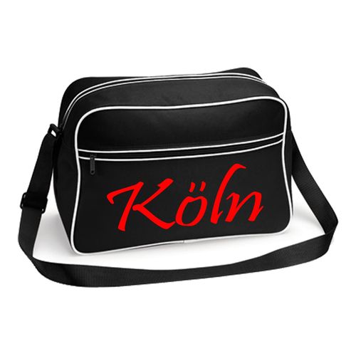 4068859521004 - multifanshop Retrotasche - Köln - Schriftzug - Druck rot - Tasche 4068859521004 - multifanshop Retrotasche - Köln - Schriftzug - Druck rot - Tasche