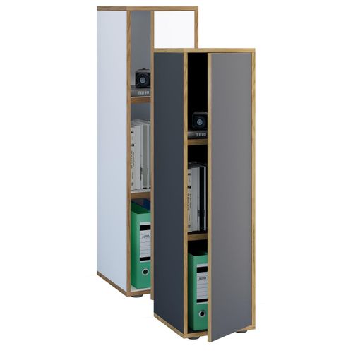 4051814444012 - Holz Büroschrank Ordner Aktenschrank Büromöbel Schrank Salia 3-fach Breite 30 cm Drehtür 4051814444012 - Holz Büroschrank Ordner Aktenschrank Büromöbel Schrank Salia 3-fach Breite 30 cm Drehtür