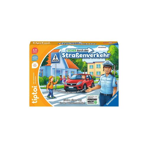 4005556001736 - Haferkamp Kai Ravensburger tiptoi Spiel 00173 - Sicher durch den Straßenverkehr - Lernspiel ab 5 Jahren lehrreiches Verkehrsspiel für Jungen und Mädchen für 1-4 Spieler