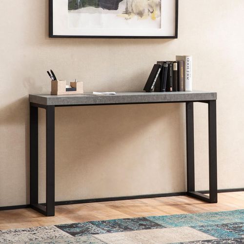 4251757723186 - Finebuy - Konsolentisch Beton-Optik Schwarz 120x40x76 cm Design Anrichte Flur Ablagetisch Grau Schmal Flurtisch mit Metallbeine Dielentisch Lang 4251757723186 - Finebuy - Konsolentisch Beton-Optik Schwarz 120x40x76 cm Design Anrichte Flur Ablagetisch Grau Schmal Flurtisch mit Metallbeine Dielentisch Lang