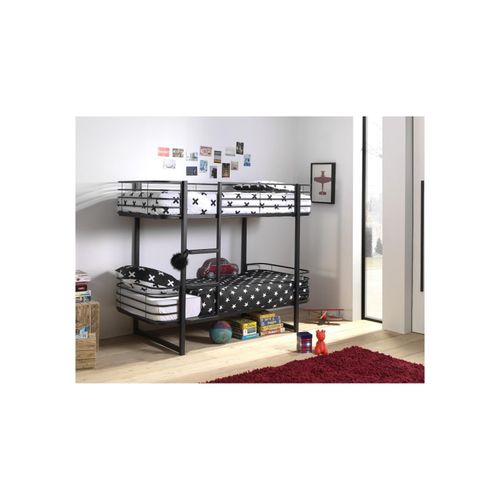 5420070228787 - Etagenbett Metall Oscar 2 Liegeflächen 90 x 200 cm Schwarz 5420070228787 - Etagenbett Metall Oscar 2 Liegeflächen 90 x 200 cm Schwarz