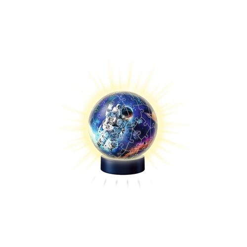 4005556112647 - Ravensburger 3D Puzzle 11264 - Nachtlicht Puzzle-Ball Astronauten im Weltall - 7