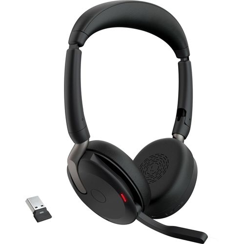 5706991029086 - Evolve2 65 Flex Link380a UC Computer In Ear Headset Bluetooth® Stereo Schwarz Noise Cancelling Headset Mikrofon-Stummschaltung Lautstärkeregelung