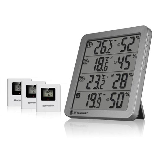 4007922093871 - Quadro NV Thermo- Hygrometer anthrazit Zimmerthermometer Luftfeuchtigkeitsmessgerät 4007922093871 - Quadro NV Thermo- Hygrometer anthrazit Zimmerthermometer Luftfeuchtigkeitsmessgerät