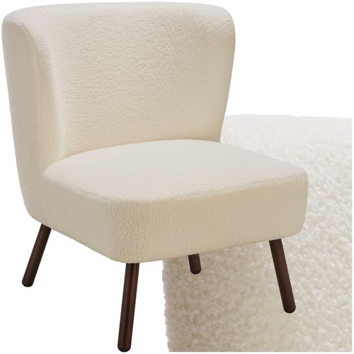 4061173262493 - tectake® Teddy-Cocktailsessel gepolstert mit Bouclé-Bezug runde Stahlbeine in Holzoptik 62 x 73 x 74 4061173262493 - tectake® Teddy-Cocktailsessel gepolstert mit Bouclé-Bezug runde Stahlbeine in Holzoptik 62 x 73 x 74