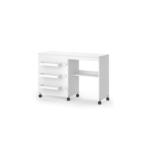 4066731383986 - Nähtisch Carmen Weiß 118 x 793 cm mit 3 Regalen Vicco 4066731383986 - Nähtisch Carmen Weiß 118 x 793 cm mit 3 Regalen Vicco